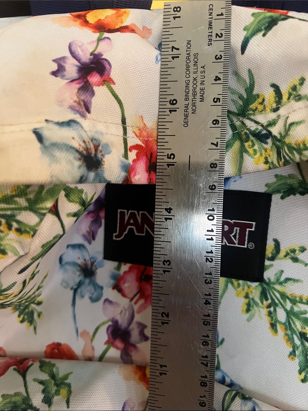 Firm price Jansport White Floral Print Backpack - Picture 7 of 7